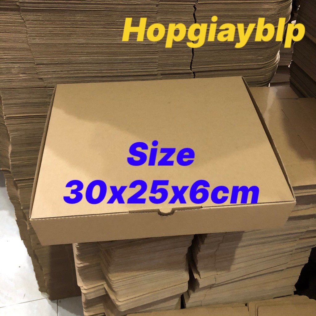 Hộp gài đựng quần áo size 30x25x6cm