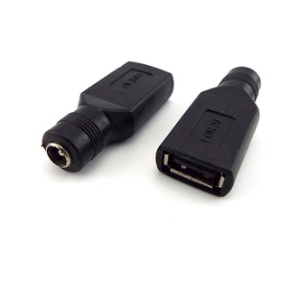 Đầu Chuyển Đổi 5v usb female Sang female 5.5X2.1Mm female jack dc
