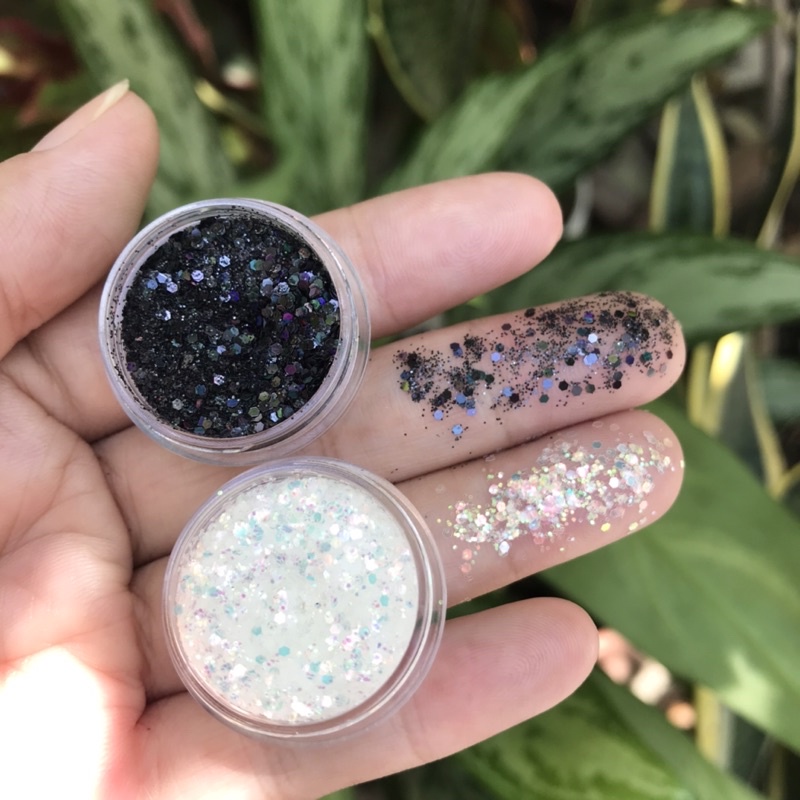 Nhũ kim tuyến ngũ sắc set 6 màu siêu sáng-1