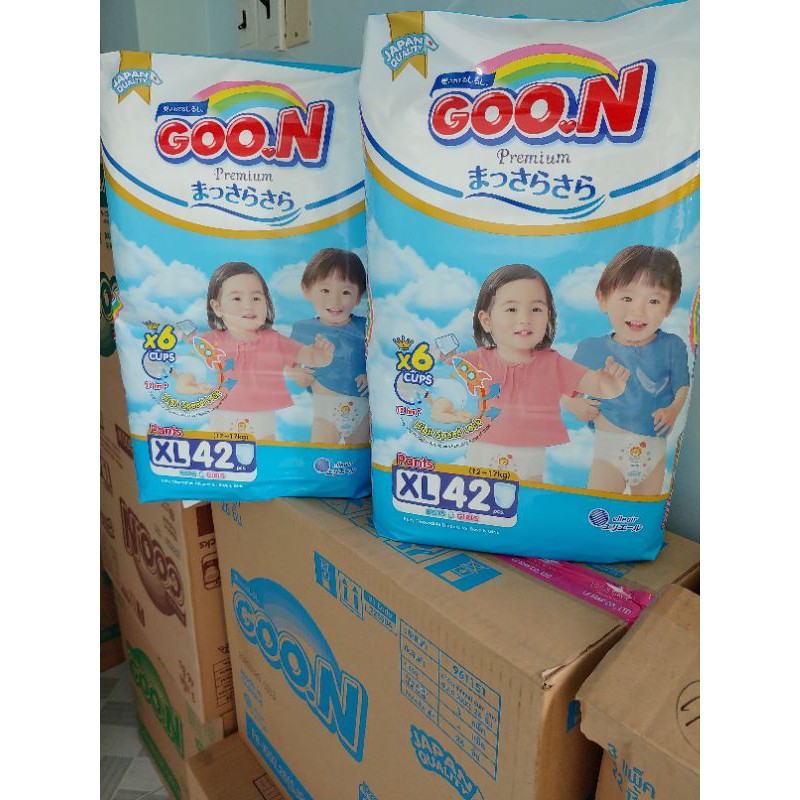 Tã quần Goon Premium ( mẫu mới 2021, Cắt tem đổi quà )