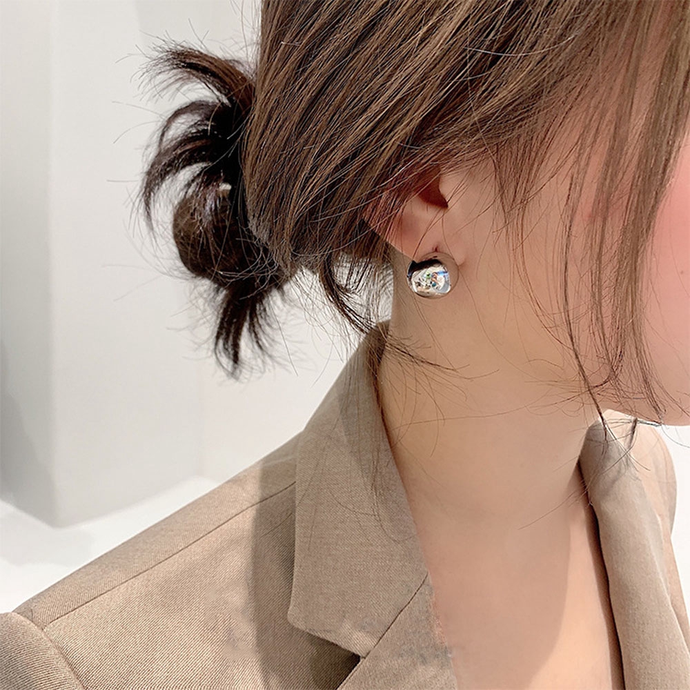 Bông tai hình tròn độc đáo thời trang dành cho nữ