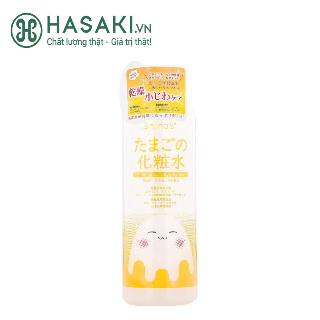 Nước Hoa Hồng Shina'S Làm Sáng Da, Mờ Nám Từ Trứng Super White Egg Lotion 500ml