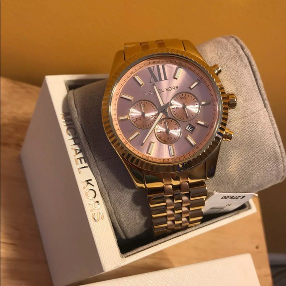 Đồng Hồ Nam Michael Kors Lexington Two-Tone MK6473