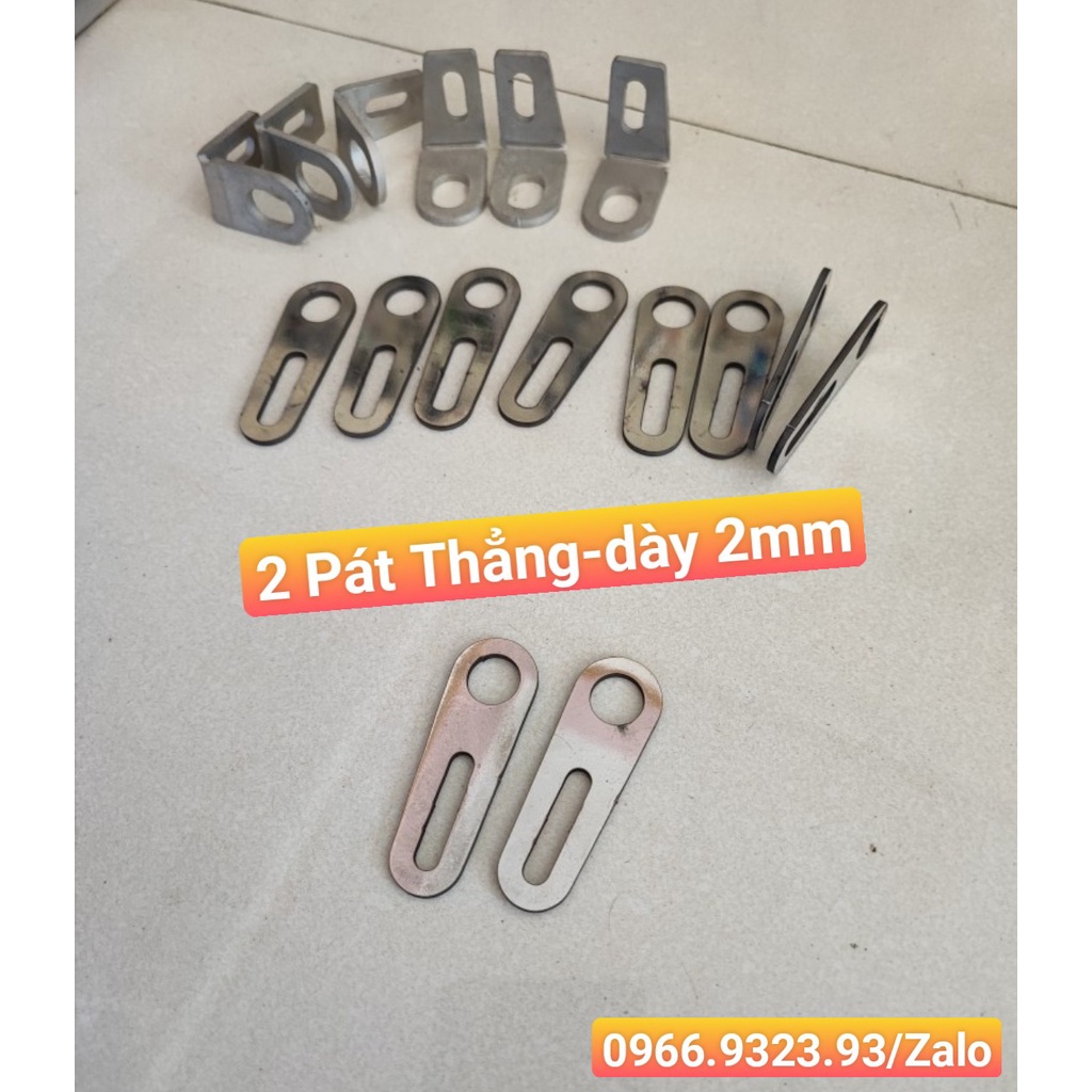 Pát Gắn Trợ Sáng Chữ L Dày gắn xe máy