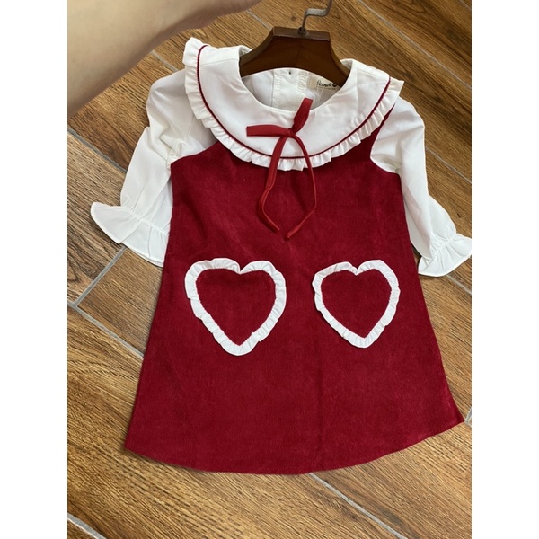 Váy Kèm Áo Bên Trong Cho Bé Size 1-5 Tuổi