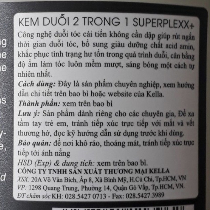 Thuốc duỗi tóc 2 trong 1 lacei 500ml ( hàng công ty)