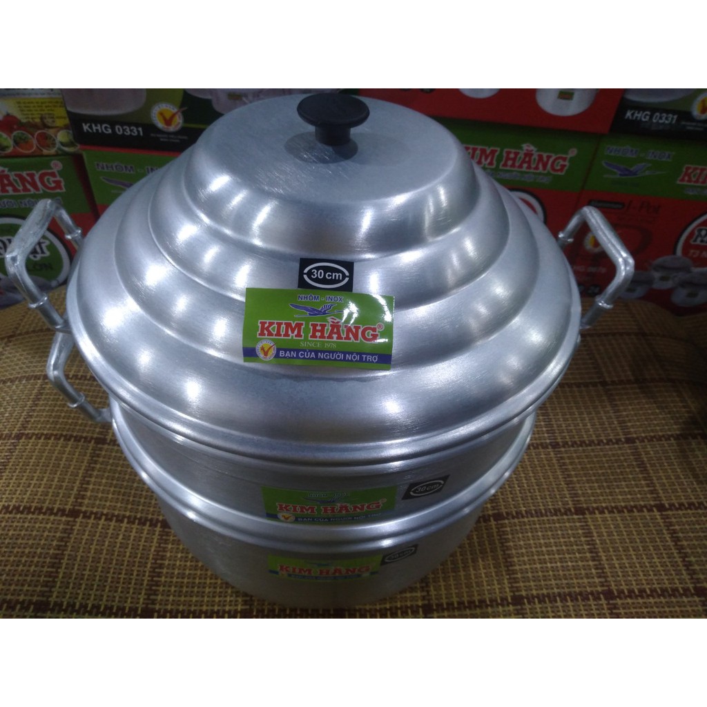Xửng hấp Kim Hằng 30cm 1 đáy và 1 ngăn KHG6032