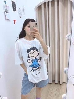 Áo phông em bé váy xanh DTR0919