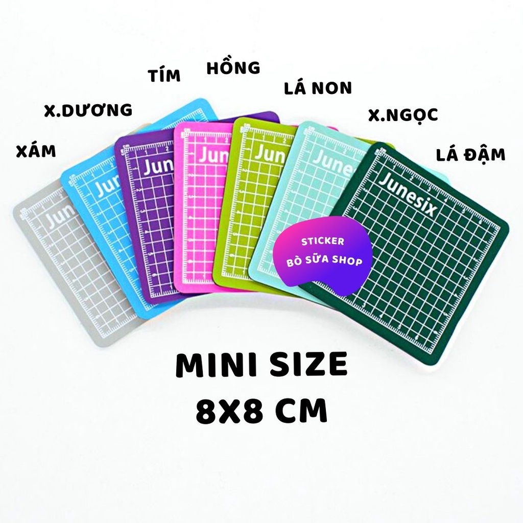 Bảng kê cutting mat khổ A5 A4 tấm lót cắt giấy wahi tape sticker bàn kê làm đồ thủ công handmade diy