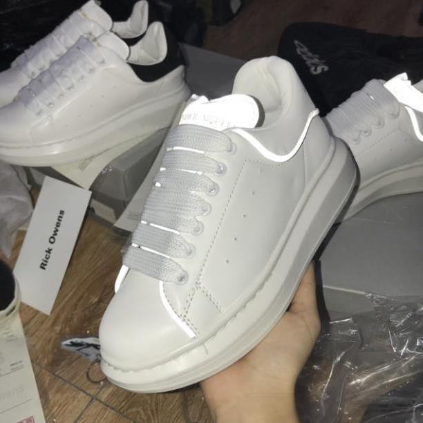 [Siêu Hot] Giày MCQUEEN Phản quang, Hoa Cúc, Gót Đen full sz (36-43) | BigBuy360 - bigbuy360.vn