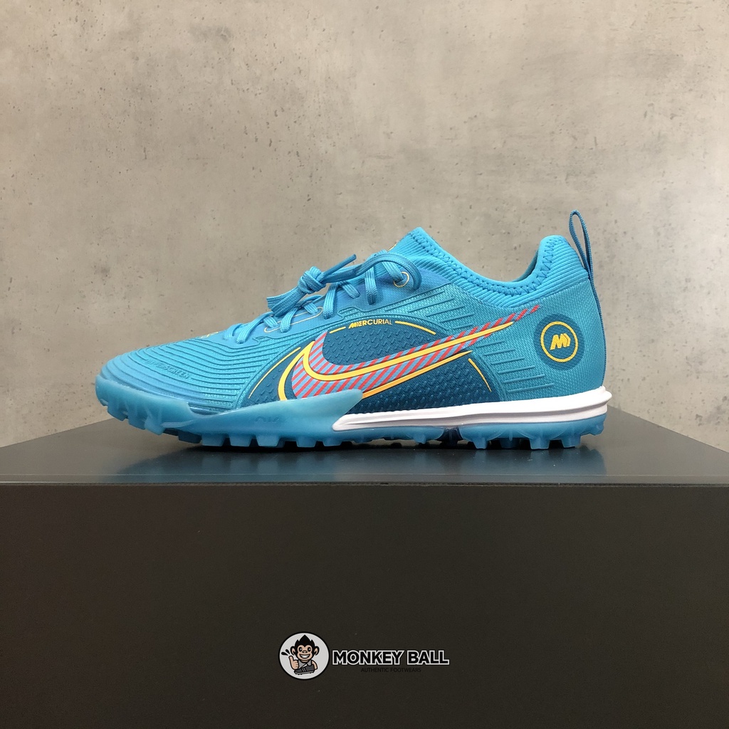 [CHÍNH HÃNG] Giày Đá Bóng Nike Mercurial Zoom Vapor 14 Pro "Blueprint" TF - DJ2851-484 - Xanh ngọc