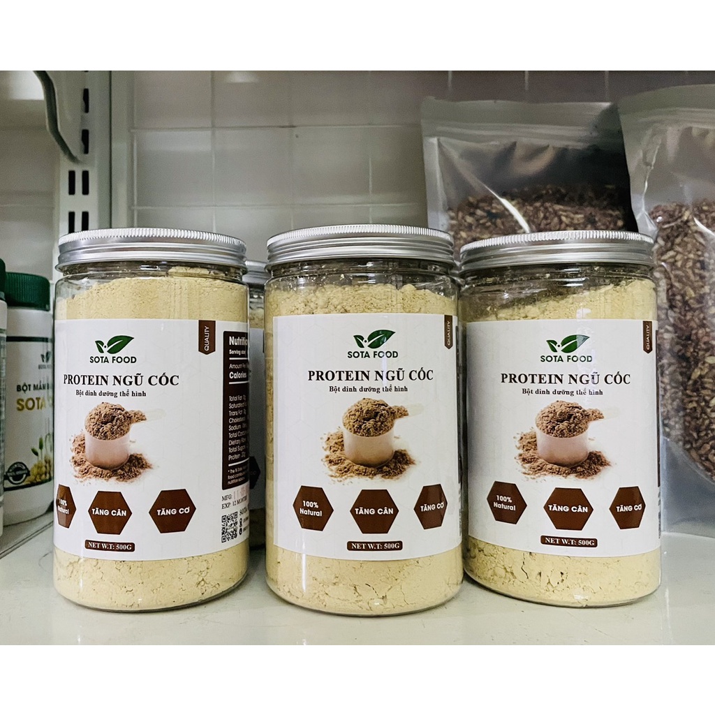 Bột Ngũ Cốc Tăng cân, Tăng Cơ, Ăn Kiêng hộp 500g