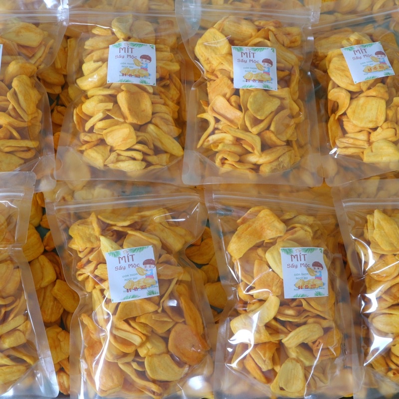 500g - 2 Túi mít sấy Nguyên Xuất khẩu giòn ngon