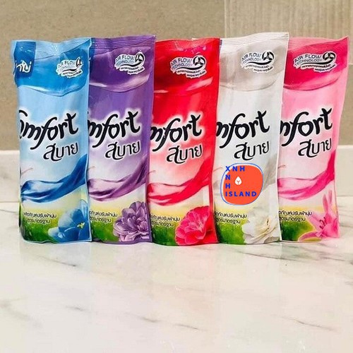 Nước giặt xả vải Comfort Thailand dạng túi 600ml