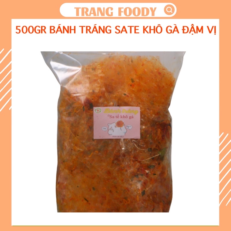 500gr bánh tráng sate khô gà siêu đỉnh