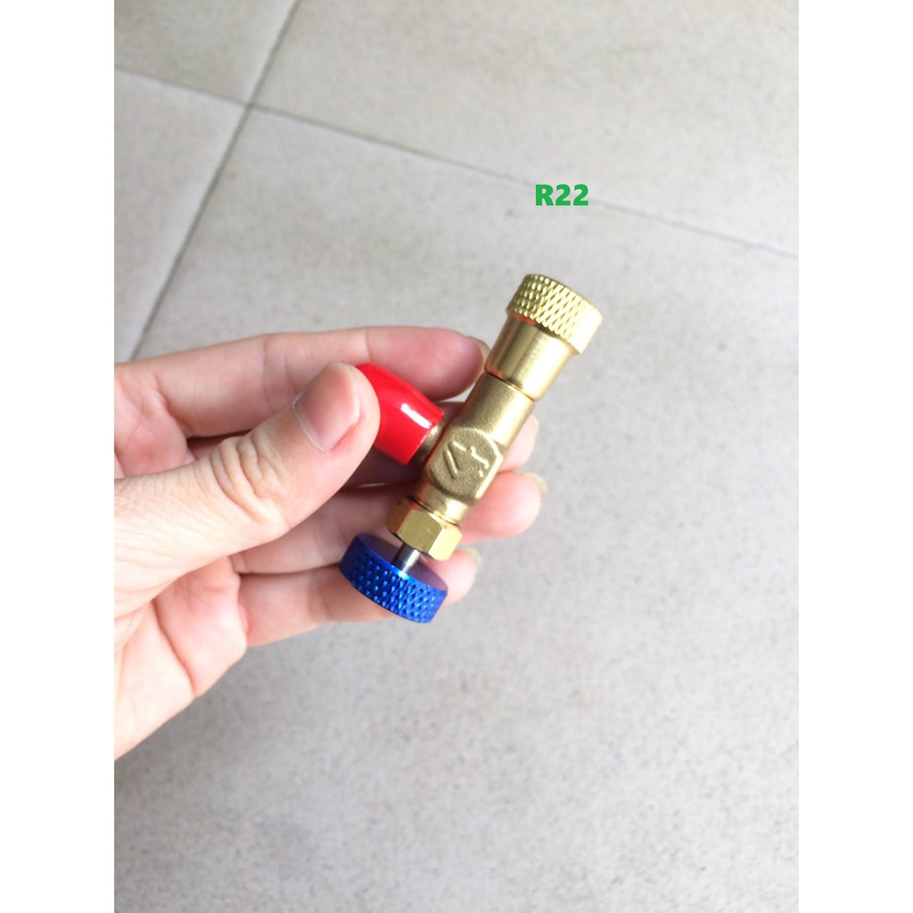 [SẴN HÀNG] Van khóa gas chống bỏng R22 - R410A Hongsen [FREESHIP] Van chống bỏng Gas R410 - R22