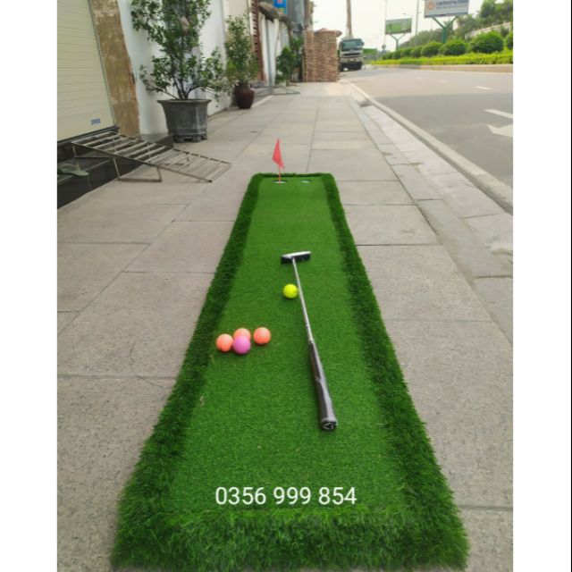 Thảm Golf Putting cólỗ cắm cờ