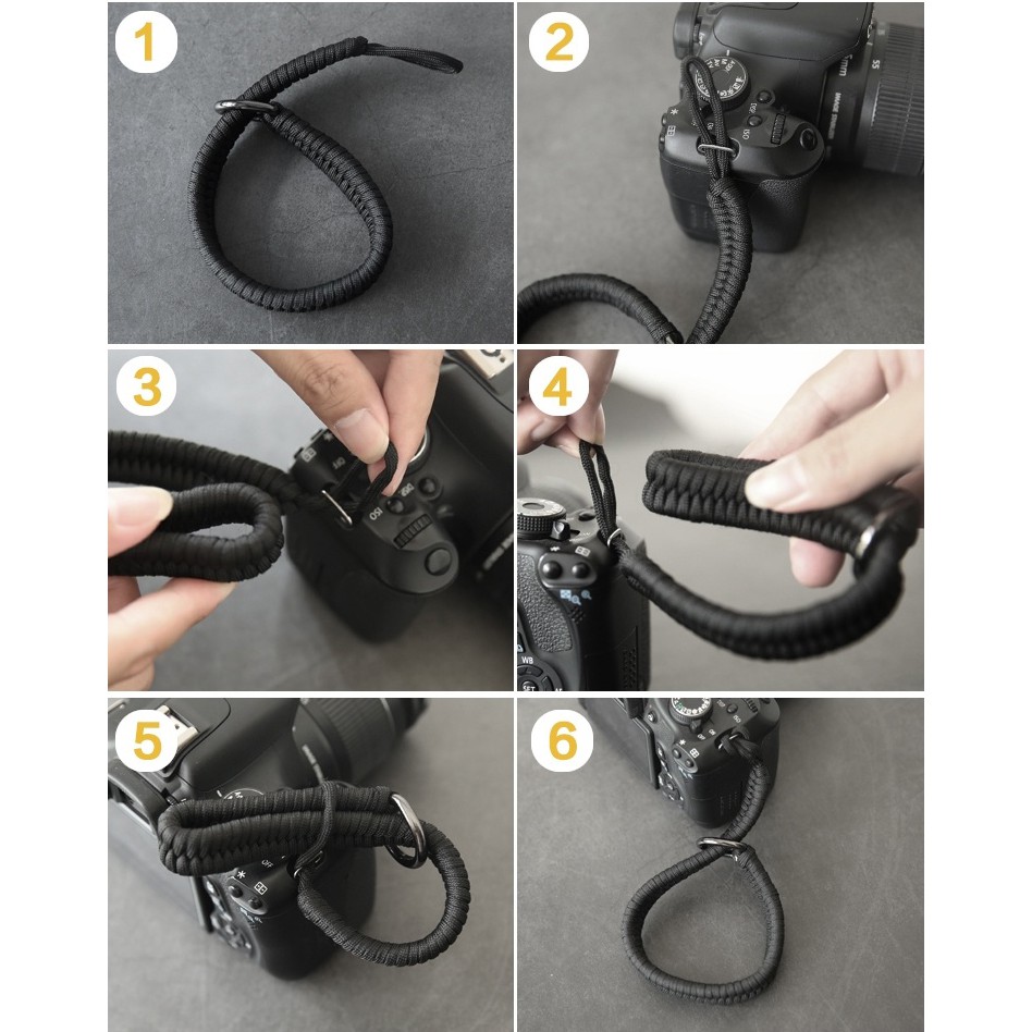 Dây Đeo Tay hand Strap Dây Dù Paracord Đan