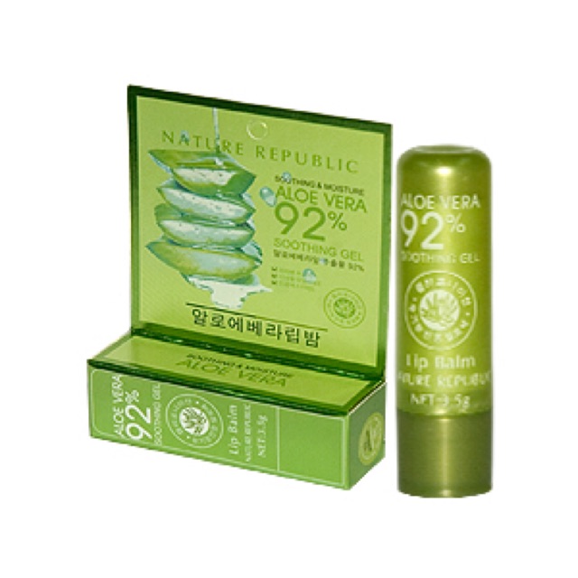 SON DƯỠNG MÔI LÔ HỘI ALOE VERA 92%