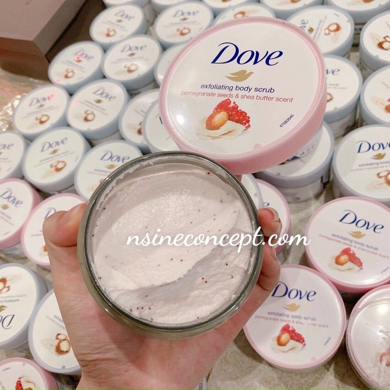 ❌❌ 🙋‍♀️Tẩy da chết Body DOVE ĐỨC  - Dove Creme-Dusch- Peeling 225ml ❌❌