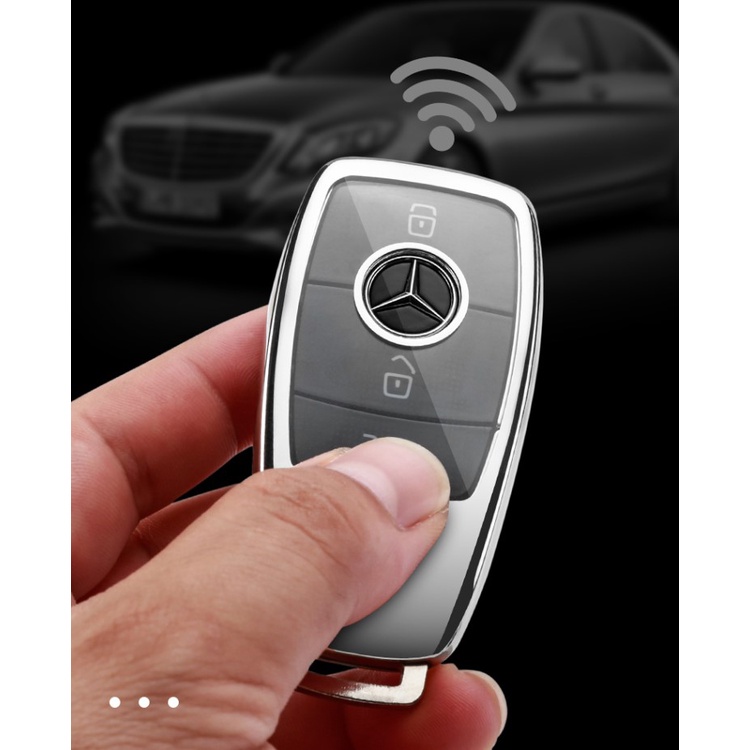 Ốp chìa khoá TPU sang trọng dành cho xe Mercedes C260L E300 GLC300L E260 E360 A200...