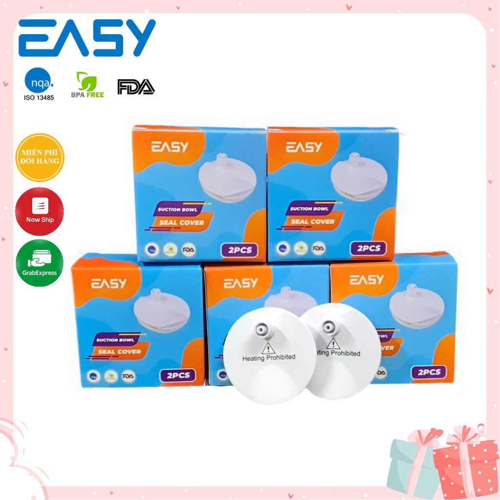 Nắp chặn sữa Easy, kết nối CUP hút sữa với máy hút sữa có dây