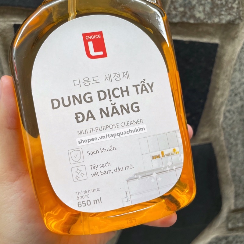 Nước xịt đa năng CHOICE L 650ML sạch sáng bóng - tapquachukim