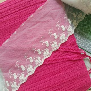 Ren lưới bản 10cm màu vintage