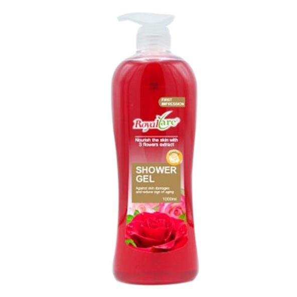 Sữa tắm gel hoa hồng nhung Royal care 980ml