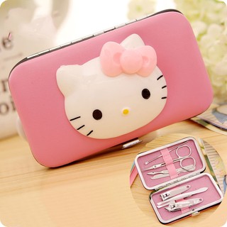 BỘ BẤM MÓNG TAY 7 MÓN HELLO KITTY