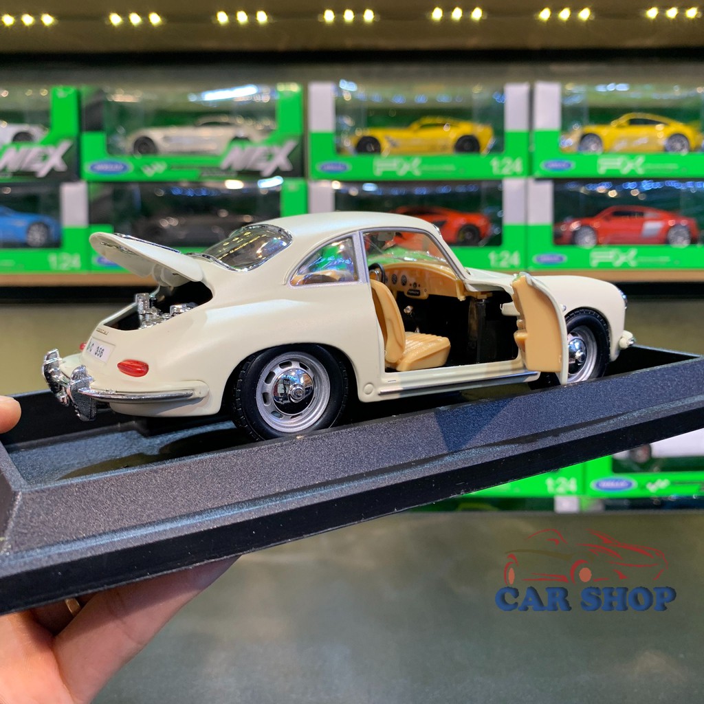 Xe mô hình Porsche 356B Coupe 1961 Tỉ Lệ 1:24 Của Hãng Burago