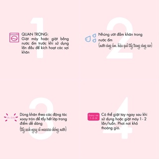 Bộ 7 khăn mini Makeup Eraser Let It Snow