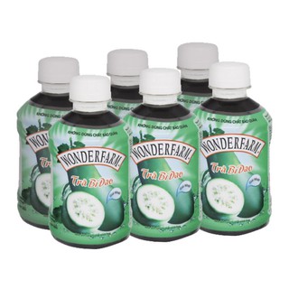 Lốc 6 chai trà bí đao Wonderfarm 280ml