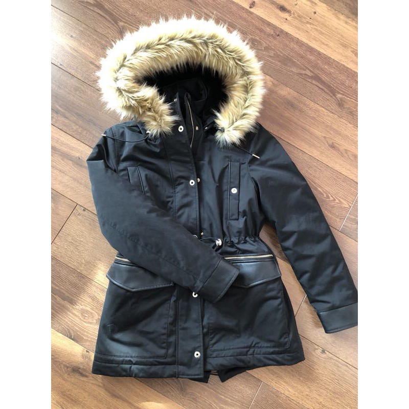 Áo parka nữ đại hàn lót lông siêu ấm -hàng za.ra chuẩn 100%