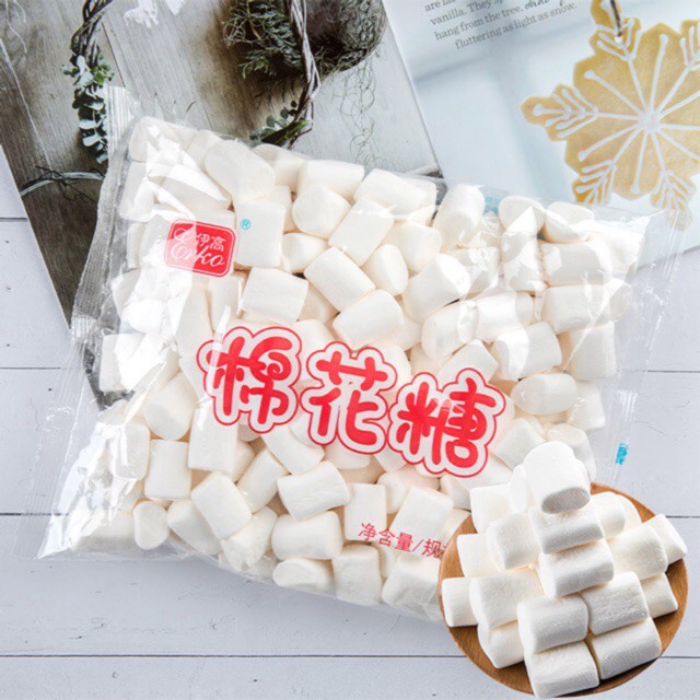 Kẹo xốp bông gòn Marshmallow 500gr BẾP CỦA MẸ ONICI