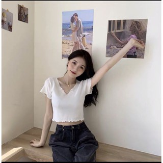 Áo cổ v cuốn biên