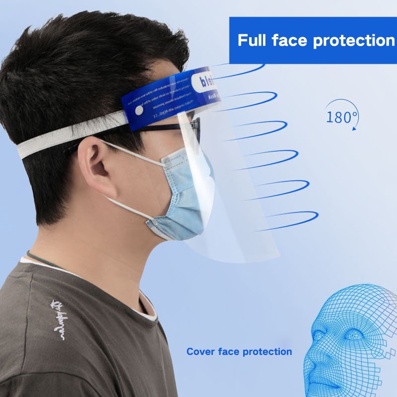 Miếng Chắn Chống Giọt Bắn Face Shield - Mặt Nạ Che Mặt Trong Suốt Chống Văng Nước Và Bụi Bẩn - Mặt Nạ Bảo Vệ Chống Dịch