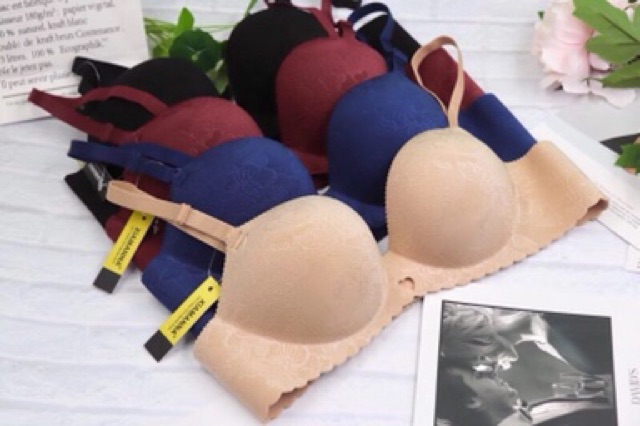 Áo ngực độn dày - Áo ngực mặc áo dài đẹp không gọng chất đúc siêu êm màu da, nàu đen, màu đỏ | BigBuy360 - bigbuy360.vn