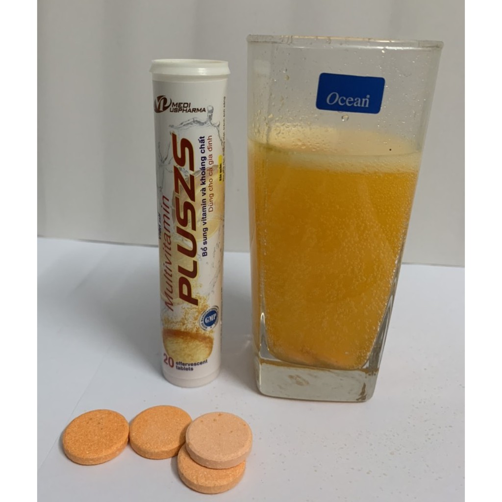 VIÊN C SỦI MULTIVITAMIN  PLUSZS | Thế Giới Skin Care