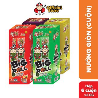 [Hộp 6 gói] Snack rong biển ăn liền TaoKaeNoi BIG ROLL (3,6g/gói)