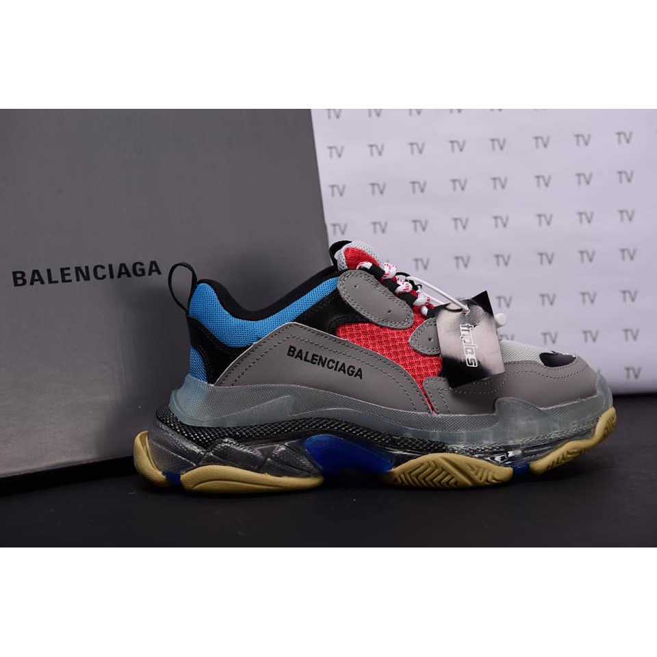 Giày Balen Đế Khí Cao Cấp Xanh Đỏ