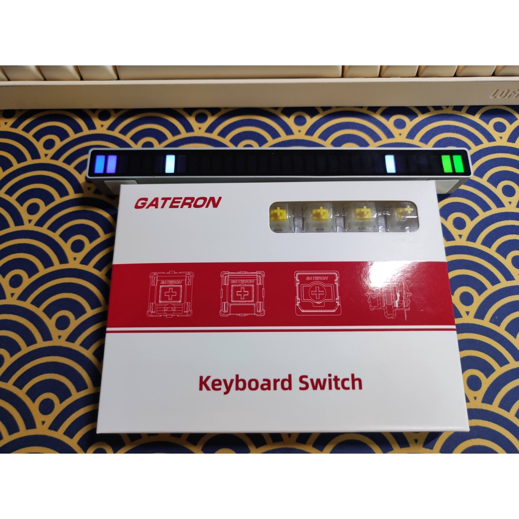 Linear Switch Gateron Pro Milky Yellow công tắc bàn phím cơ