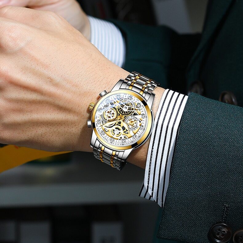 Đồng Hồ Nam Chính Hãng ONTHEEDGE Dây Thép Cao Cấp Có Lịch Ngày Kiểu Dáng Thời Trang Đẹp Đẳng Cấp Giá Rẻ | BigBuy360 - bigbuy360.vn