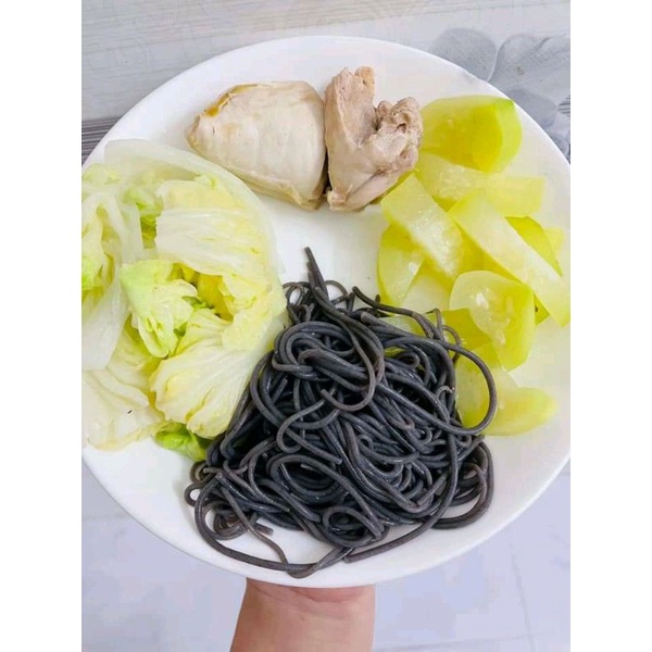 Bún lứt đen giảm cân, ăn eatclean