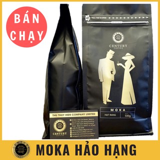 Moka coffee 500gram - cà phê moka đặc biệt rang mộc nguyên chất - vị thanh chua hậu ngọt - century coffee