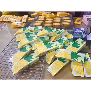 Túi đựng bánh dứa vàng 100 chiếc