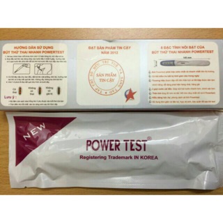 BÚT THỬ THAI POWER TEST CHÍNH XÁC