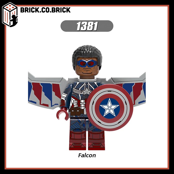 Đồ chơi Lắp Ráp Minifigures và Non Lego Super Heroes Siêu Anh Hùng DC / Marvels:Taskmaster, Falcon X0272