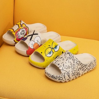 Dép lê quai ngang [HOT HIT] thời trang unisex ulzzang bánh mỳ độn đế Họa tiết siêu êm, siêu nhẹ nam nữ mã DLLA1