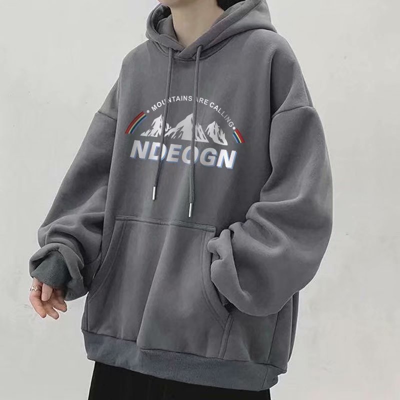 Áo hoodie 5 màu sắc tùy chọn phong cách Hàn Quốc hip hop size M-8XL thời trang dành cho nam